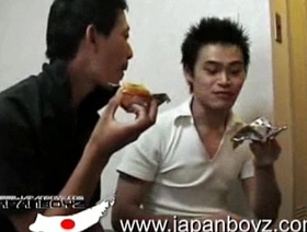 3 Japanese twinks finger bonking and sucking load of shit gay japan porn videos