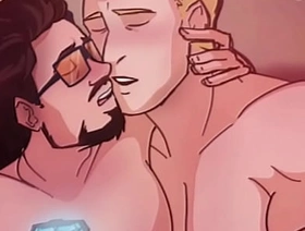 Iron Man x Foreman America - Tony Stark x Steve Rogers Stony Marvel gay sex japan gay porn blog