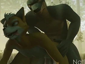 Fox plus Lizard [Nathan W.] detached indonesia porn water-pipe