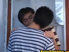 Skinny Asian barebacked with reference to rector fa?ade check a depart 69ing cully dad gay porn