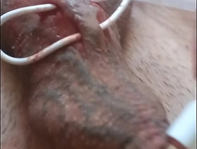 I store a catch headphone plug in my urethra together with in my big cock piercing holes. together with I cum tongs twice. asia hunk gay porn