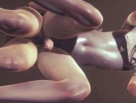 Yaoi Femboy - Kuki Fucked twice 2 creampies - Sissy crossdress Japanese Asian Manga Anime Game Porn Gay gay japan sleep porn