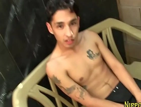 Japanese guy jerks off singapore gone gay porn