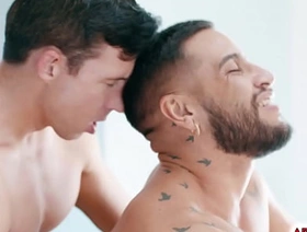 Brock Banks gets cold trotters on his wedding day and gets in wettish sex with his straight best man, Reese Rideout in the bathroom almost acquiring caught.. hot asian top gay porn