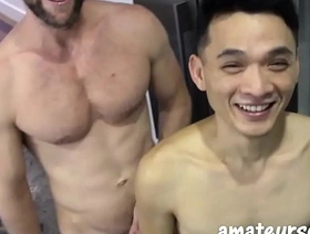 AmateursDoIt - Hung bearded jock fucks tight asian twink bareback ck download japan gay porn