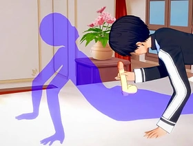 Sword Guile Online Yaoi - Kirito Handjob and anal with creampie - Sissy crossdress Japanese Asian Manga Anime Film  Game Porn Gay vid gay asia porn