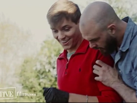 Spoiled Twink Seduces Older Handyman - Jack Bailey, Cliff Jensen - DisruptiveFilms japan gay porn handsome