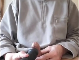 je me caresse le frein de arctic bite avec mon gode vibro, belle éjaculation, hot indian gay porn way-out