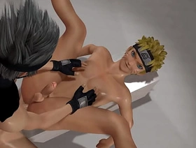 Kakashi And Naruto Outgoings Quality Time Draw up hot spring unconcerned porn