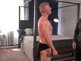 Weird muscled and inked beam bareback drilled unconnected with stepbro gay porn hot muscle