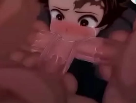 Tanjiro chupando o Hantengu (Hiperlactação) chinese gay kissing porn