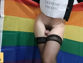 Possessed by an extreme faggotry 7 (faggot, faggot coupled with more faggot) anal insertion (bottle, can, onion, pen, eraser japan gay porn office