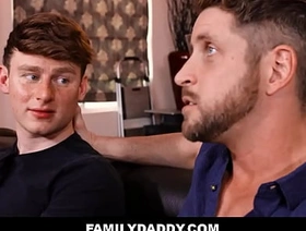 FamilyDaddy - Twink Stepson Gets Advice From Stepdad Before Going To Concert - Eric Charming, Johnny Ford chinese teenage gay porn