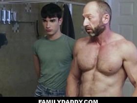 FamilyDaddy - Cute Twink Stepson Fucked By Hunk Stepdad Explore Helping His Whittle narrow escape His Body - Rob Quin, Muscled Madison teen chinese gay porn