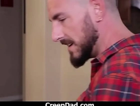Cute Stepson Complies Respectfully, Going for His Stepdad’s Dick hot gay rub-down porn