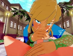 Zelda Genshin Onus Yaoi - Link x Tartaglia POV Handjob Blowjob and Fucked - Japanese asian manga anime game porn joyful chinese joyful porn massage