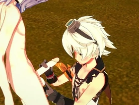 Genshin Impact Yaoi- Bennett Handjob and fucked away from Razor - Japanese asian manga anime game porn gay chinese gay porn sites