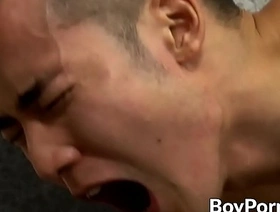 Japanese jock Yoshi Kawasaki cums after hardcore doggystyle indonesian boy gay porn