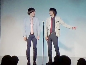 袖に芸人が集まる漫才 korean gay porn sex