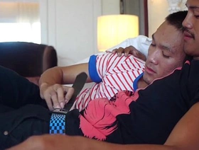 Asian Twinks Daniel and Guy Bareback hot gay porn pov