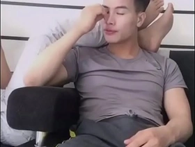 Asian Horny guy on obey hot dick gay porn