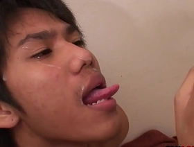 Cocksucking Asian twinks have bareback duo before pissing handsome chinese careless porn