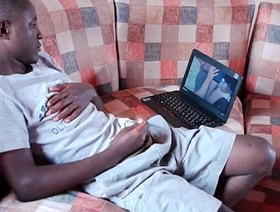 Hot black african twink playing each other cock hot venerable gay porn