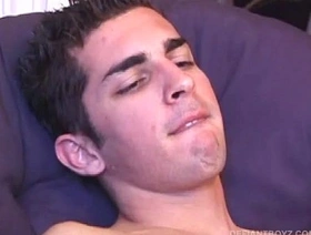 Young Devon Strokes Out His Cum together with Eats It real asian gay massage porn