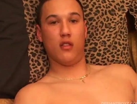 Twink Arik Strips Naked and Strokes Out of doors His Cum singapore teen careless porn