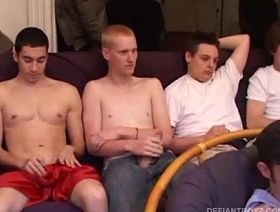 Four Young Guys Sucking and Screwing Sex Orgy hot gay friend porn