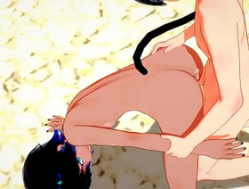 Yaoi - Catboy x Foxboy bareback twice - Sissy crossdress Japanese Asian Manga Anime Film  Game Porn Gay gay porn chinese boys