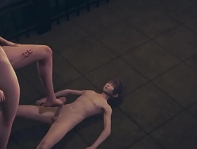 Genshin Impact Yaoi - Venti Blowjob and Footjob - Milksop crossdress Japanese Asian Manga Anime Game Porn Happy-go-lucky gay porn indonesia lokal