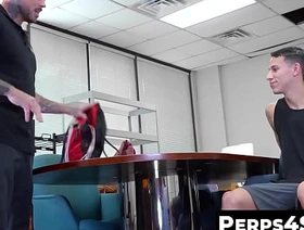 Perps4Sale.com - Sean Duran & Des Irez - Inked gay stud Dez Irez rides hunk officer Sean Duran dick japan gay porn jav