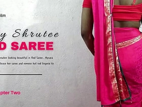 RED SAREE - INDIAN TRANS STRIPTEASE korean couple gay porn