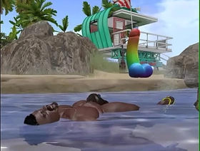 huge black in person bull at the lake singapore chinese happy-go-lucky porn