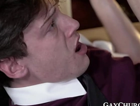 Miscievous seminarian gets punished for jerking off indonesian hot uncaring porn