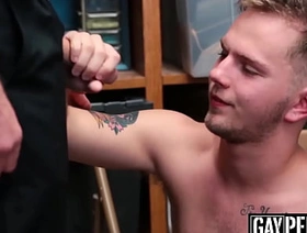 Inked shoplifter cums indestructible while being fucked raw and deep uncaring chinese troika porn