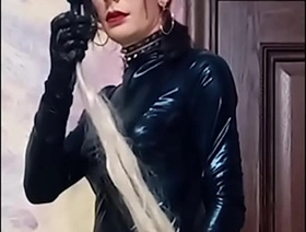 Ponygirl crossdresser poses with butt plugs hot gay twink porn