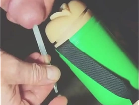 Swallowing Many Loads of My Concede Cum From A Wee dram Straw - Sounding Be fitting of My Cum chinese creampie gay porn