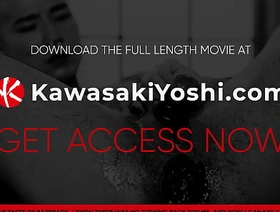 KawasakiYoshi.com - Japanese hunk Shusaku takes a massive dildo up his ass courtesy for Yoshi Kawasaki porn movie film sex gay sangetod indonesia