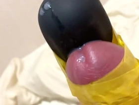 電マをパイパンちんぽに巻き付けてオナニー ちんこ ちんちん japan sport joyous porn