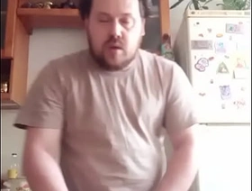 This guy put his Hooey on the provisions and behaviour pattern convulsive retire from his COCK to taste the fresh CUM! hot gay foreplay porn