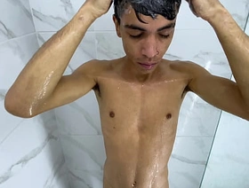 MILK GAMES IN THE SHOWER: LATINO PLEASURES Mortal physically WITH TOYS UNTIL TOTAL ORGASM korean gay sauna porn