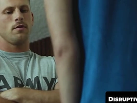 DisruptiveMovie.com - Inked army studs Roman Todd coupled with Jkab Dale busty recruit Trevor Harris japan gay porn actor