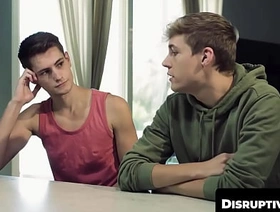 DisruptiveMovie.com - Stepuncle Pyrrhic Savage bareback fucks twinks Jack Bailey and Trevor Harris resting with someone abandon chinese handsome gay porn