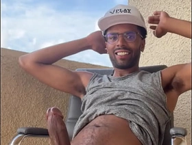 Balcony jerkoff 2 blithe porn hot bro