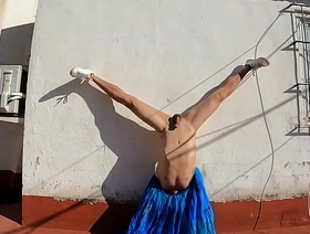 Sissy goddess in sheer dress exercises say no to comely blarney and ass and edge [4K 240 FPS japan careless clips porn