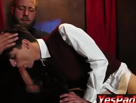 Teen Seduces the Horny Priest@YesPadre hot gay porn tootle