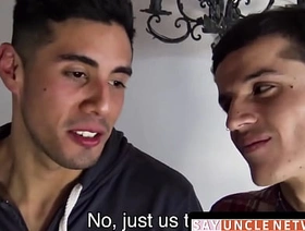 SayUncleNetwork.com - Straight Latino's big cock encounter together with cash reward korean gay porn tumblr
