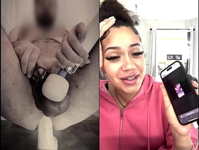 Her Blind-Reaction to How I Butterfly Off! I guess She Finds it odd, but Tolerable. nvs taiwan joyous porn